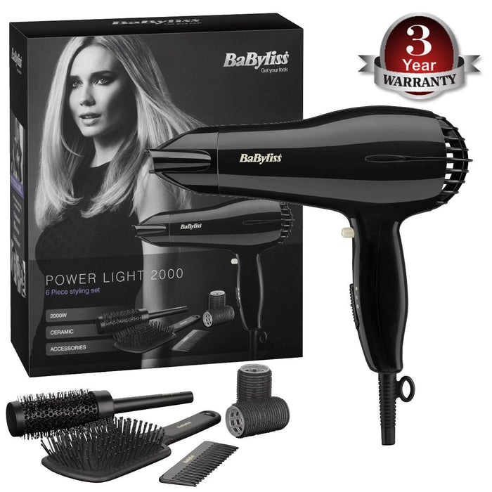BaByliss Power Light 6 Piece Hair Styling Set  Radford Vac Centre  - 1