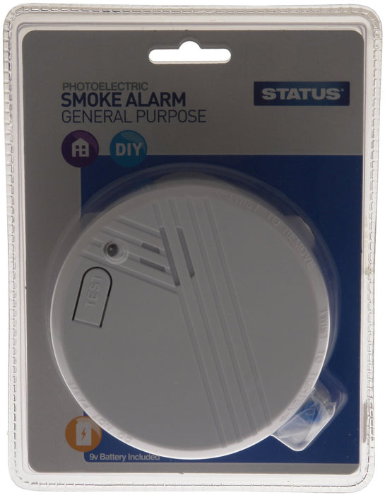 9 Volt Photoelectric Smoke Alarm  Radford Vac Centre  - 1