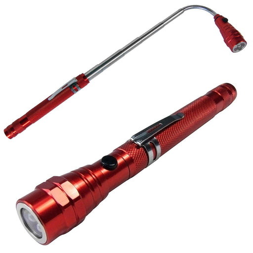 Extendible, flexible, super bright LED, magnetic torch  Radford Vac Centre  - 1