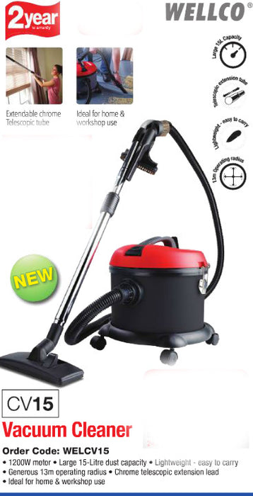 Wellco CV15 Tub vacuum cleaner - 2 years guarantee  Radford Vac Centre  - 2