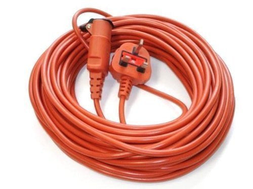20 Metre Mains Power Lead Cable For Flymo Lawnmowers Hedge & Grass Trimmers  Radford Vac Centre  - 1