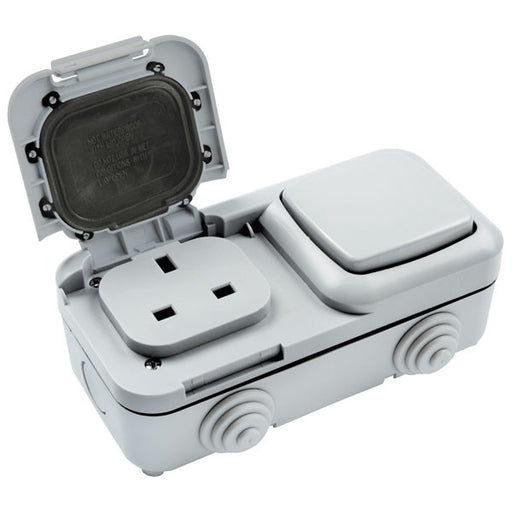 2 Gang Outdoor Socket IP54 Rated - Ready for all weather  Radford Vac Centre  - 1