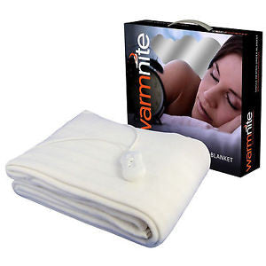 Double bed heated under blanket - 60w - overheat protection - white - 120 x107cm  Radford Vac Centre  - 2