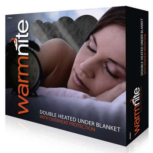Double bed heated under blanket - 60w - overheat protection - white - 120 x107cm  Radford Vac Centre  - 1