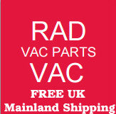 Pack of 2 drive belts to fit Vax vacuum cleaners - Mach 5, 6 and 7 - VZL6017 VZL6016 VZL6015  Radford Vac Centre  - 2