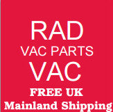 Pack of 4 Universal Radvac Anti-Vibration rubber feet  Radford Vac Centre  - 2